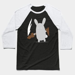 Bunny Rabbit Sword and Sheild Baseball T-Shirt